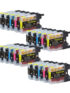 alternativ-zu-brother-lc-1240-xl-tinte-spar-set-20-stk-8xblack-4xcyan-4xmagenta-4xyellow