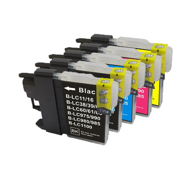 alternativ-zu-brother-lc-980-xl-tinte-spar-set-5-stk-2xblack-1xmagenta-1xcyan-1xyellow